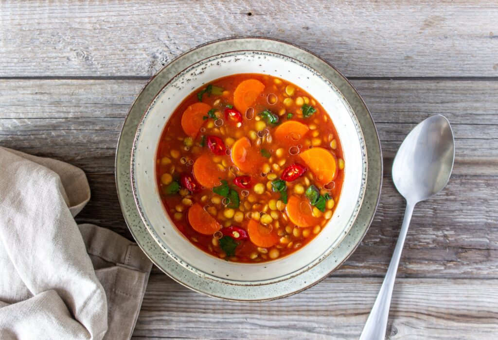 lentil and vegetable soup