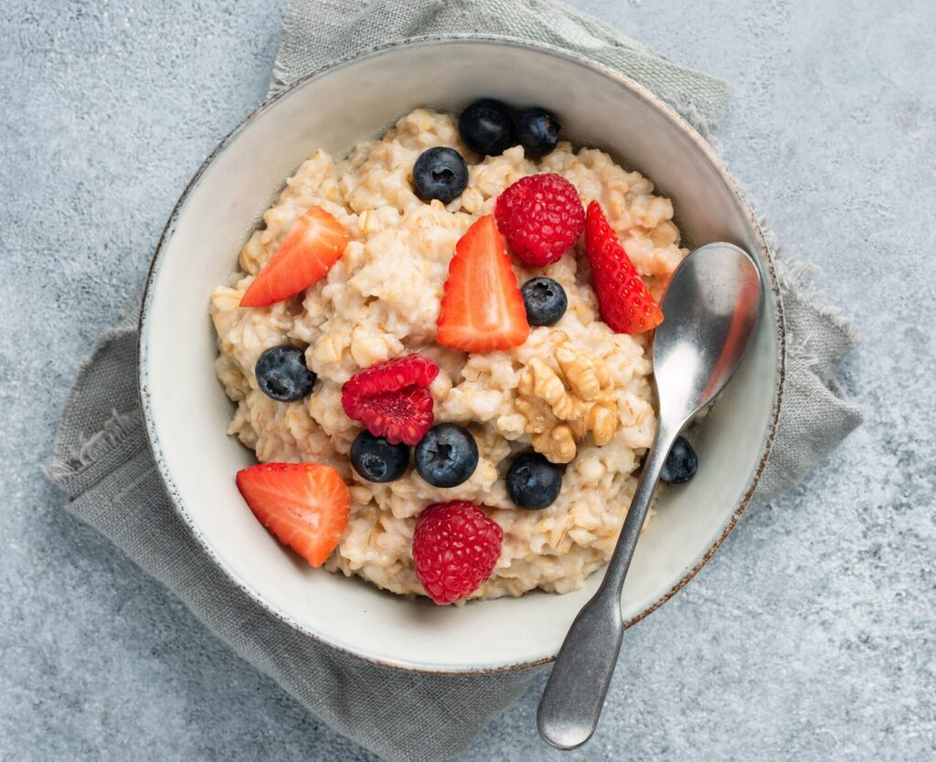 soluble fibre in oatmeal